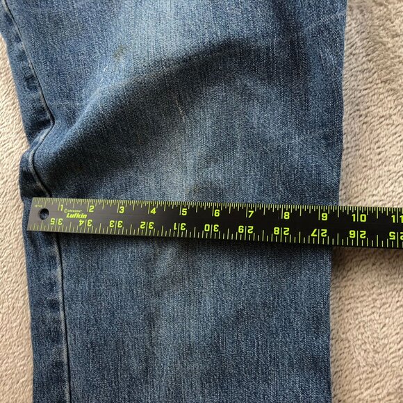 Eddie Bauer Women's Jeans 36x30 Measured Bootcut Classic Blue Denim Casual Y2K - Picture 6 of 16